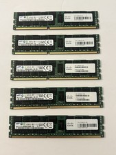 Lot Of 5 Samsung 16GB PC3L-12800R ECC Server RAM Memory M393B2G70BH0YK0  80GB 