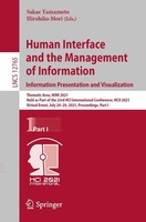 Human Interface And The Management Of Information. Information Presentation And