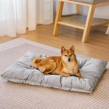 Cat and Dog Bed, Washable Cat Dog Crate Bed, Dual-Sided Reversible Floor Plu...