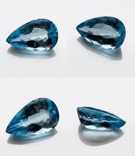 64 CARAT NATURAL GENUINE PEAR SHAPED LOOSE BL...