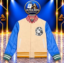 Billionaire Boys Club Letterman Varsity Jacket Wool Leather Men's Size Medium