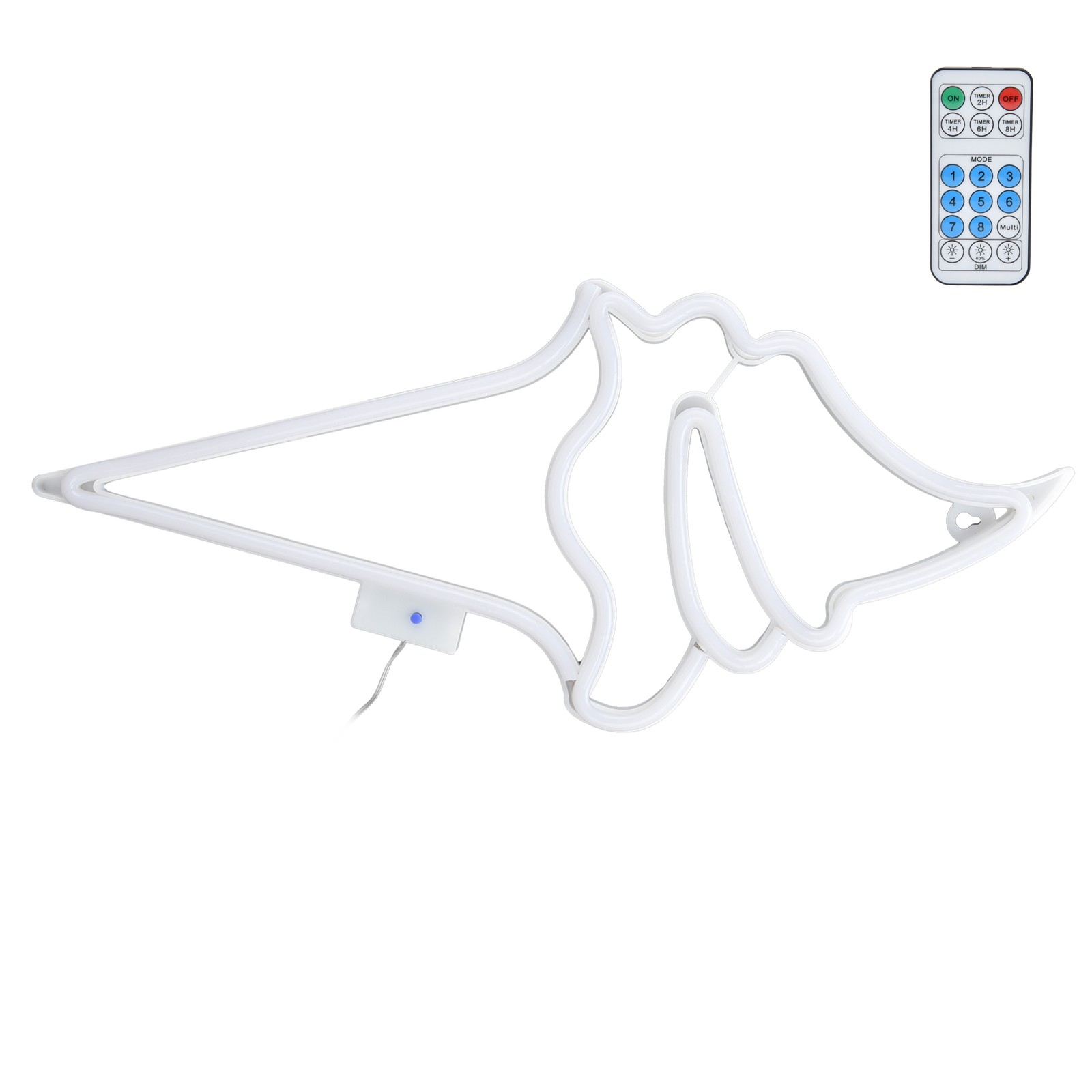 Ice Cream Shaped Neon Light LED Sign Light With Remote Control For Party Decor U