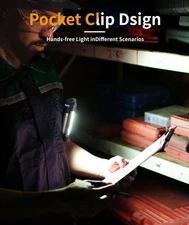 Magnetic Work Light 800 Lumens Rechargeable Work Light with Multifunctional Pack