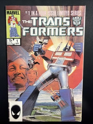 Transformers #1 1984 2nd Print 1st Autobots Decepticons  Marvel Comics Fine *A15