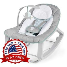 Silla Mecedora Reclinable Para Bebes Electrica Ni os 3 En 1, Asiento Y Beb  NEW.