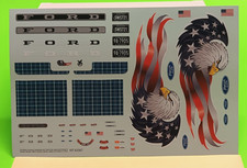 Eagle American Flag 1971 Ford F250 Pickup 125 Decal Sheet Plaid Interior Emblem Eagle American Flag 1971 Ford F250 Pickup 125 Decal Sheet Plaid Interior Emblem