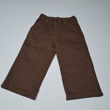 Janie and Jack Toddler Brown Pants 18 24 Months Classic Preppy Cotton Woven