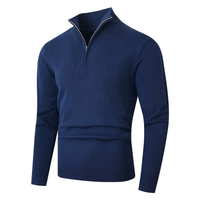 Herren Pullover ReißVerschluss Stehkragen Strickjacke Herbst Winter LäSsig