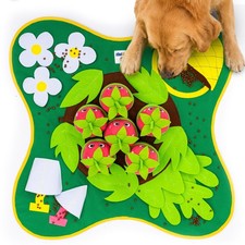Snuffle Mat for Dogs 28.3" x 28.3" - Large Dog Slow Feeder Enrichment Foragin...