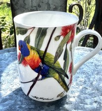 Maxwell & Williams Birds of Australia Rainbow Lorikeets Mug By Eric Shepherd