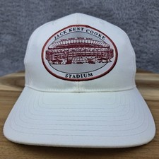 Vintage Washington Redskins Hat Cap Snap Back White NFL Jack Kent Cooke Stadium