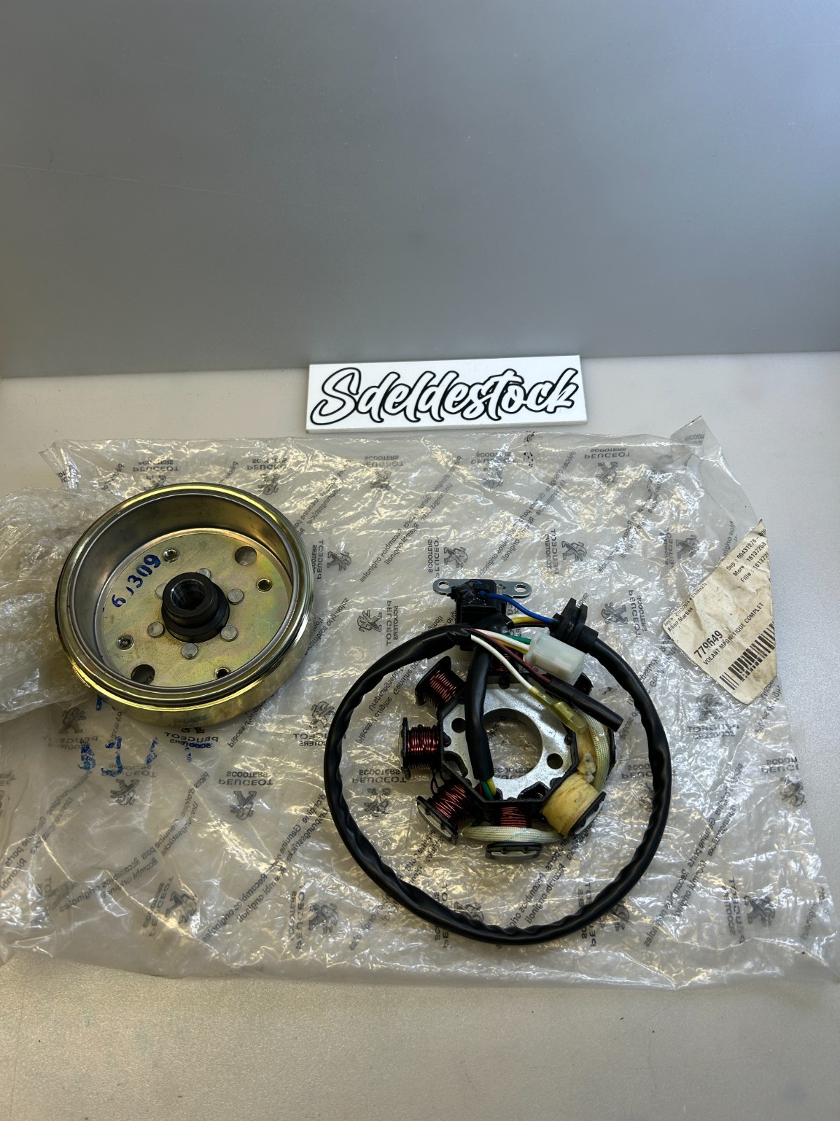 Alternateur rotor stator Peugeot résout problème démarrage Kisbee Django 50cc 779649