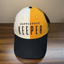 Universal Studios Harry Potter Hufflepuff Keeper Baseball Cap Black/White/Gold