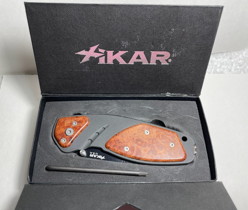 Xikar Xi 188 BATR folding knife, new in box