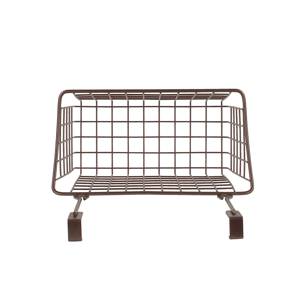 Cesta de almacenamiento de rejilla diversificada Spectrum, sobre el gabinete, fregadero de alambre de acero Foto 4 de 4