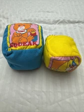 1990 Playskool Touch Ems Soft Blocks Lot of 2