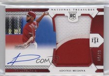 2021 National Treasures Rookie Material Signatures 18/99 Adonis Medina Auto 0eo6