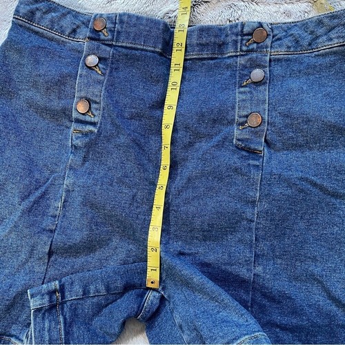 Boden Denim Fife Nautical Jean Short Size 14 High Rise Y2K Classic Comfort - Picture 7 of 9