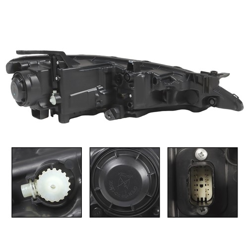 For 2015-2017 Chrysler 200 Chrome Trim w/ LED DRL Halogen Headlight Driver Side - Foto 3 di 9