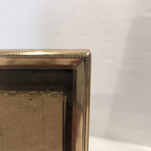 Gold Plated Metal Picture Frames Ornate Glass Backload Photo 5x7” and 8x10” Vtg - Picture 6 of 14