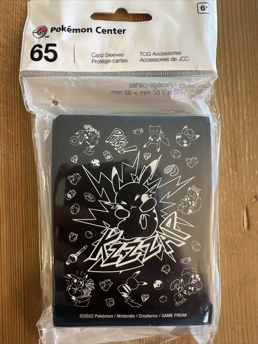 Pokemon Center - Pokemon TCG Pikachu KZZZAP Card Sleeves (65 Pokemon Center - Pokemon TCG Pikachu KZZZAP Card Sleeves (65
