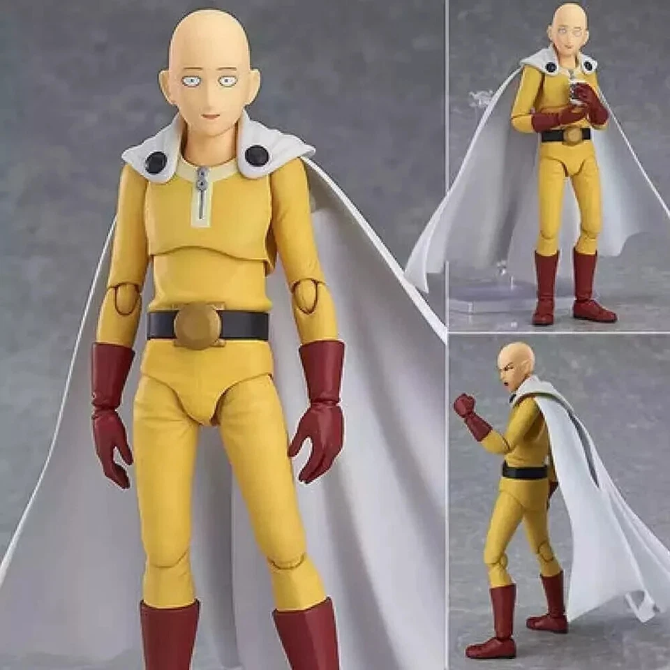 NUEVO-One Punch Man” Anime Saitama Figuras de Acción Figma 310 Modelo Juguetes Regalo Foto 4 de 4