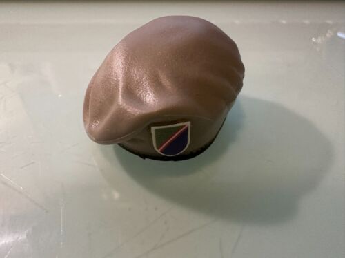1:6 Scale U.S. Army Beige Molded Plastic Beret for 12" Figures