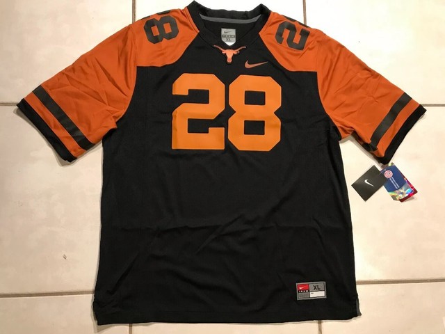 texas longhorns black jersey