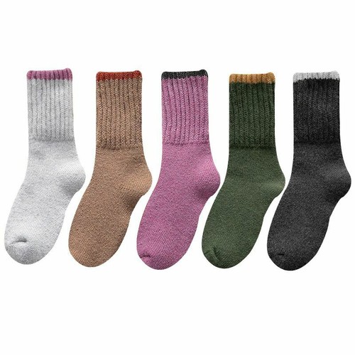 Ultra Thick Women Wool Socks Cashmere Warm Soft Casual Winter Thermal Socks - Picture 3 of 21