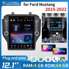 For Ford Mustang Radio 2015-2022 SiriusXM Touchscreen Stereo CarPlay Android GPS