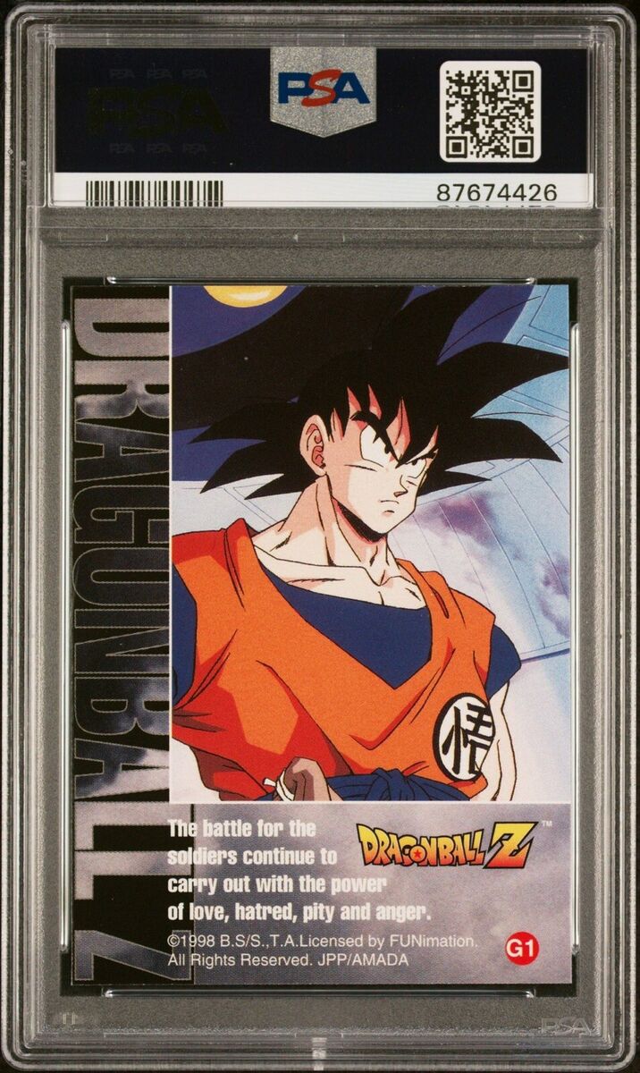 1998 Dragon Ball Z DBZ Artbox Series 2 #G1 Goku Silver Prism 1998 Dragon Ball Z DBZ Artbox Series 2 #G1 Goku Silver Prism