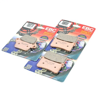 EBC HH Sintered Brake Pad Set for 2017-20 Honda CBR1000RRA ABS Front Rear 3 Pr