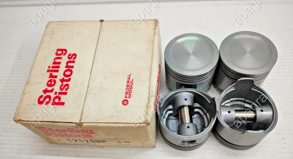 4 поршня Federal Mogul STERLING 12129 NP DIA 73 мм OS 0,75 1970-1981 подходят для Datsun - Изображение 3 из 4