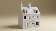 Sainte-Marie-du-Mont House #1 | 28mm, 20mm, 15mm, HO WWII wargaming terrain