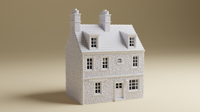 Sainte-Marie-du-Mont House #1 | 28mm, 20mm, 15mm, HO WWII wargaming terrain