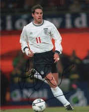 England Jamie Redknapp Autographed Signed 8x10 Photo COA A