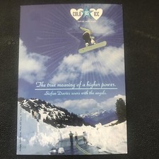 Cold As Ice Women's Snowboard Apparel Tower Records Vintage Postcard Angels RARE