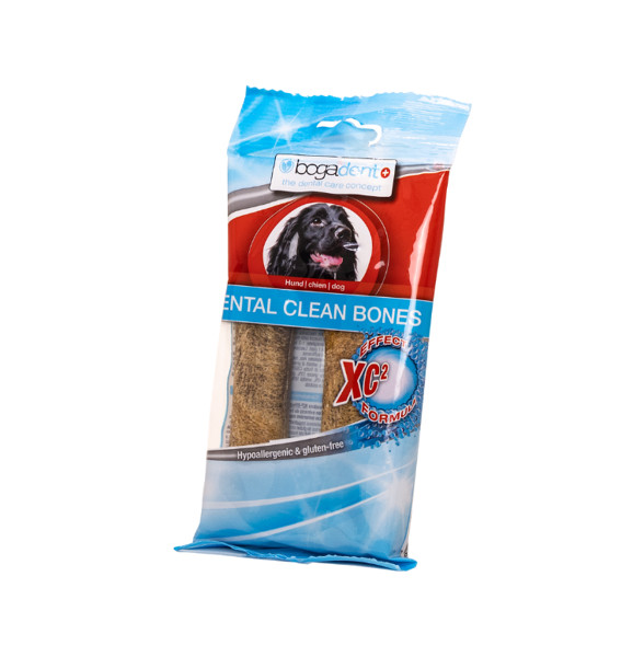 BOGADENT DENTAL CLEAN BONES HUNDEKNOCHEN für Hundezahnpflege ohne Gluten 120g