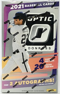 2021 DONRUSS OPTIC BASEBALL FACTORY SEALED HOBBY BOX 2 AUTOS 