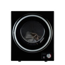 Cookology CMVD25BK Black Mini Table Top Vented Tumble Dryer 2.5kg Portable