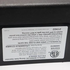 GTO / Linear Pro Swing Gate Opener Kit LPA-3000XLS - Incomplete