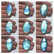 Natural Labradorite Cabochon Loose Gemstone Cabochon For Jewelry Making