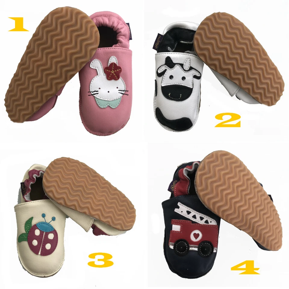 CoolMYP@ Baby Lammlederschuhe Krabbelschuhe mit Gummisohle Lagerräumung!!!!!
