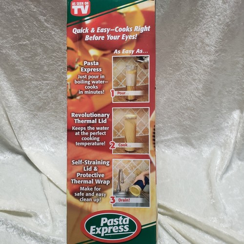 Pasta Express Cooker Pasta Maker Container Fast Easy As Seen On TV - Picture 3 of 4