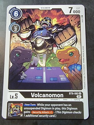 Volcanomon BT6-062 U Digimon TCG 