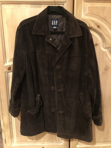 GAP Soft Heavy Suede Leather Jacket Car 