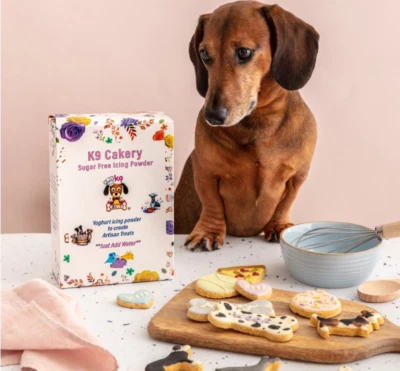K9Cakery Dog Friendly Icing Powder to Decorate Dog Birthday Cakes Bones & Treats