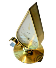 Swiza Swiss Made Candlestick Water Drop Alarm Clock very scarce 5.25 inches Tall