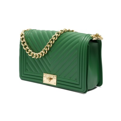 【関税・送料込み】MARC ELLIS ハンドバッグ Bag with shoulder strap Women Marc Ellis Flat M Emerald