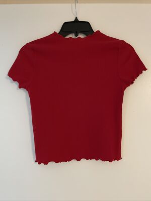 トップス THEREDTHREAD S heart fit tops THEREDTHREAD / ザレッドスレッド】S heart fit tops